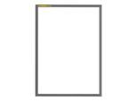 Schäfer Shop Pure SSI Magnetrahmen Standard, DIN A4 Hochformat, 5 Stück, grau