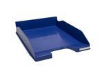 Briefablage Exacompta BEE BLUE Combo-Midi, für Dokumente im Format A4+, stapelbar, Etikettenhalter, Kunststoff, marineblau, 6 Stück
