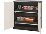 Chemikalienschrank Asecos CS-CLASSIC, Flügeltür, 2 Auszugswannen, 1055x520x1105 mm, reinweiß