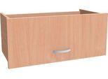 Hängeregistraturauszug ALICANTE, B 800 x T 400 x H 384 mm, Buche-Dekor