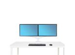 Doppel-Monitorarm ERGOTRON LX, f. zwei Bildschirme nebeneinander, bis 27", 360°-Rotation, Tischhalterung, weiß
