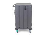 Mobiler Ladewagen ergotron® YES35, bis zu 36 Tablets & Chromebooks oder 24 Laptops bis 14", verstellbare Gestelle, B 640 x T 730 x H 1060 mm