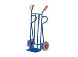 Sackkarre, Vollgummireifen, Sicherheitsgriffe, 18 kg, Tragkraft 250 kg, enzianblau RAL 5012