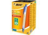 Druckkugelschreiber BIC® ECOlutions® Clic Stic, 0,4 mm, recycelt, blau, 50 Stück