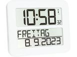Funkuhr Time Line MAX, weiß