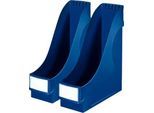 LEITZ® Stehsammler, DIN A4, Polysterol, 2 Stück, blau