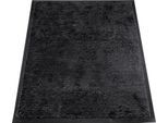 Schmutzfangmatte miltex Eazycare Style, eckig, antistatisch, UV-beständig, waschbar, High-Twist-Nylon & Niltrilgummi, 600 x 850 mm, tiefschwarz