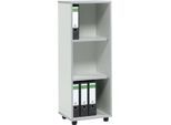Schäfer Shop Select Regal MOXXO IQ, Holz, 3 Fächer, 3 OH, B 401 x T 362 x H 1115 mm, lichtgrau