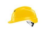 Schutzhelm Uvex pheos B-WR, EN 397, Schirm & Belüftung, Größen 52-61, gelb