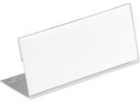 Acryl-Tischnamensschild, L-Form, 61x150 mm,10 St.