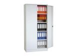 Stahlschrank, H 1950 x B 1200 x T 500 mm, lichtgrau 7035