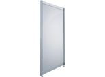 Stellwand gerade niedrig, Dekor silber