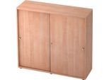 Schiebetürenschrank TOPAS LINE, 3 OH, Nussbaum/Nussbaum