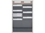 Karten-Sortiertafeln Eichner 9219 Serie, ideal für DIN A4, 2-spaltig, H 750 x B 490 mm