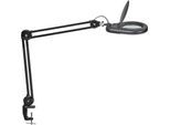 MAUL LED-Lupenleuchte Viso, Klemmfuß, schwarz