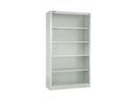 Schäfer Shop Select Stahlregal MS iCONOMY, 5 Ordnerhöhen, B 950 x T 400 x H 1935 mm, lichtgrau RAL 7035