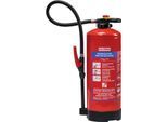 Feuerlöscher Gloria® WKL 9 PRO, DIN EN 3, Leistung 27 A, ideal für Li-Ionen Akkus bis 1285 Wh, 9 l, 80 s, 4 m, Schlagknopf, Löschlanze & Löschpistole