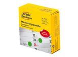 Avery Zweckform Markierungspunkte Spenderbox, permanent haftend, Dm. 19 mm, grün