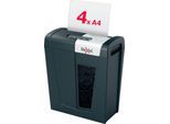 Rexel Secure MC4 Whisper-Shred™ Aktenvernichter P5, Mikroschnitt 2 x 15 mm, 14 l, 4 Blatt Schnittleistung, Anti-Papierstau-Technologie, schwarz