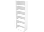 Schäfer Shop Genius Regal TETRIS WALL, 6 Ordnerhöhen, B 800 x T 420 x H 2250 mm, weiß