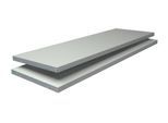 Fachboden, für Steckregal, 1200 x 400 mm, weiß, 2 Stück