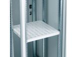 Fachboden (19"), für Server-Schrank, Festeinbau, 500 mm tief, Lüftungsschlitze