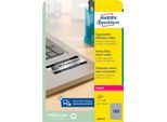 Avery Zweckform Typenschildetiketten L6008-20, extrem robust, geeignet für SW-Laserdrucker, 25,4 x 10 mm, 3780 Stück/20 A4-Bogen, Polyesterfolie, silber