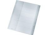 LEITZ® Kunstoffregister, Buchstaben A-Z (24 Blätter), Nr. 1261