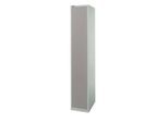 Schäfer Shop Select Garderobenschrank, 1 Abteil mit B 350 mm, 5 Fächer mit 4 Fachböden, abschließbar, lichtgrau/platingrau