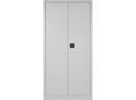 Schäfer Shop Select Materialschrank MSI 2609, Belastb. 50 kg je Boden, H 1935 mm, lichtgrau/lichtgrau