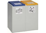 Wertstoff-Sammelsystem 2000, 40 Liter, Zweier-Element, Lieferung ohne Deckel!