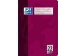 Oxford Schulhefte, DIN A4, Lineatur 22 kariert ohne Rand, 15 Stück à 16 Blatt, Optik Paper®
