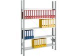 SSI Schäfer Archivregal, Anbaufeld, 7 Böden, B 995 x T 300 mm, verzinkt