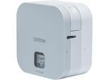 Beschriftungsgerät Brother P-touch Cube, Bluetooth, iOS/Android, 20 mm/Sek., für 3,5/6/9/12 mm Etiketten, inkl. 12 mm TZe-Band, B 112 x T 61 x H 115 mm, weiß