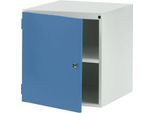 Manuflex Gehäuse-Unterbau, für Werkbank Profi Tiefe 700 mm, lichtgrau/brillantblau