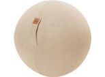 Sitzball FELT, Filzimitat 100% Polyester, waschbar, reißfest, Trageschlaufe, beige