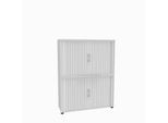 Rollladenschrank, 4 OH, 2teilig, ohne Mitteltrennwand, B 1200 mm, weiß