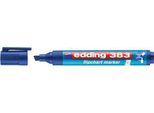 edding 383 Flipchart-Marker, Keilspitze, blau, 10 Stück