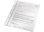 LEITZ® Prospekthüllen 4796, DIN A4, oben offen, 100 Stück, genarbt, transparent