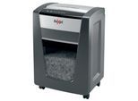 Rexel Momentum M515 Aktenvernichter P5, Partikelschnitt 2 x 15 mm, 30 l, 15 Blatt Schnittleistung, Anti-Papierstau-Technologie, mit Rollen, schwarz