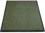 Schmutzfangmatte miltex Eazycare Style, eckig, antistatisch, UV-beständig, waschbar, High-Twist-Nylon & Niltrilgummi, 750 x 850 mm, chromoxidgrün