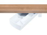 Aufbewahrungsbox Unterbau-Schwenkschale SWING, drehbar, weiß