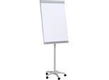 Franken Flipchart PRO Mobil FC41, 5 Rollen, höhenverstellbar, magnethaftend, Ablageschale, Tafel 670 x 950 mm