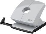 Locher Novus B 230, Vollmetallgerät, Hochglanzoberteil, bis 30 Blatt, grau glänzend
