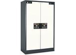 Sicherheitsschrank Typ 90 Asecos Q-CLASSIC-90 asecos, B 1200 mm, 3 Böden, reinweiß