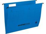 Schäfer Shop Select Hängemappe, DIN A4, Öffnung seitlich, blau, 25 Stück