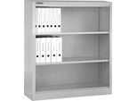 Schäfer Shop Select Regalschrank MS, 3 OH, B 950 x T 400 x H 1215 mm, Stahlblech, Verkehrsweiß