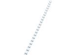 GBC® Binderücken, Plastik, Ø 10 mm, 100 Stück, weiß