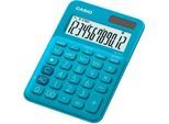 Casio Tischrechner MS-20UC, 12-stelliges LC-Display, Solar-/Batteriebetrieb, türkis
