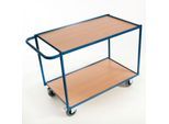 Tischwagen, Ladefl. L1000 x B600 mm, 2 Etagen
